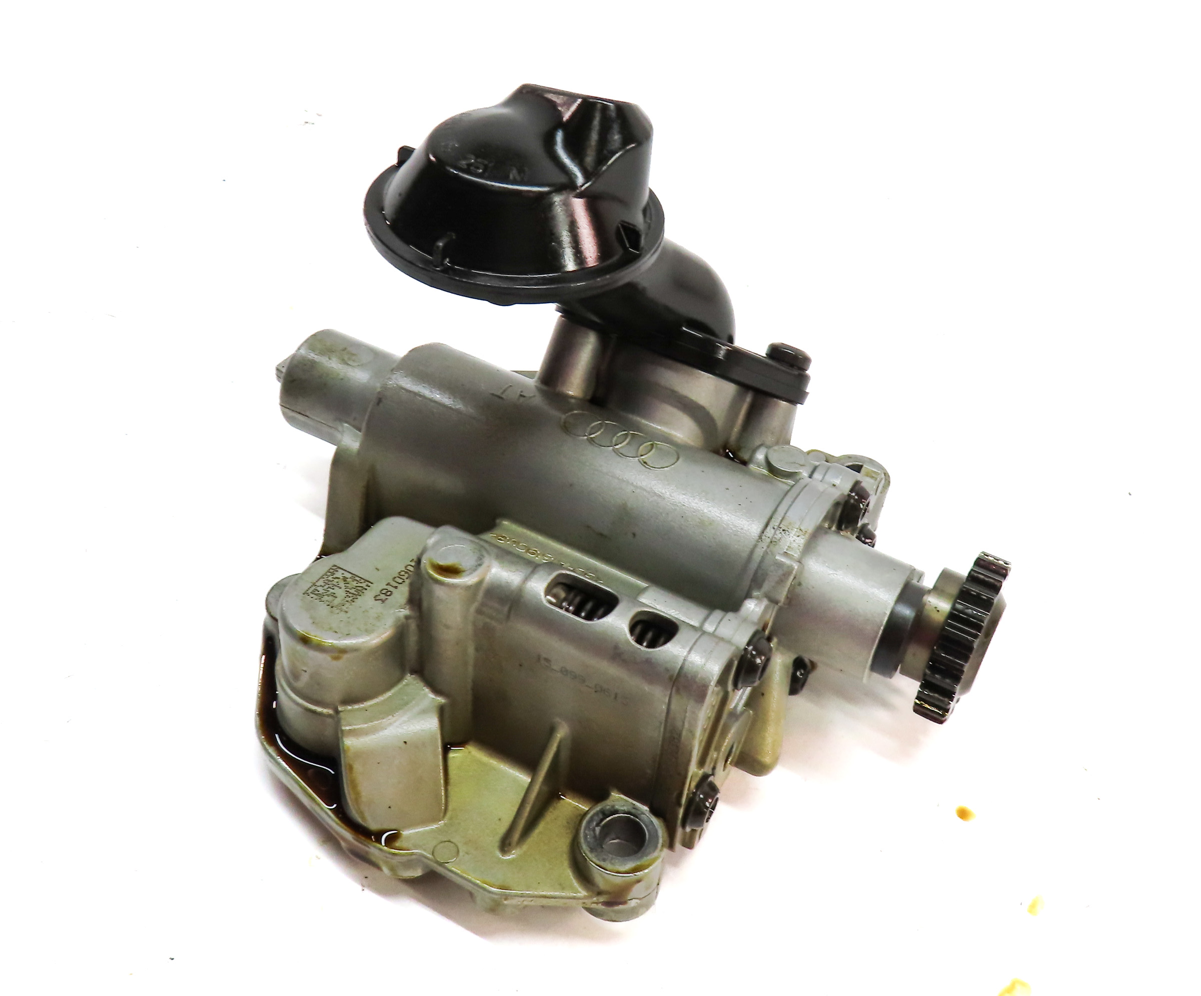 2016 AUDI A4 (B8 8K) 2.0L (CAED) ENGINE MOTOR OIL FLUID PUMP w/ PICK UP TUBE — exact item pictured